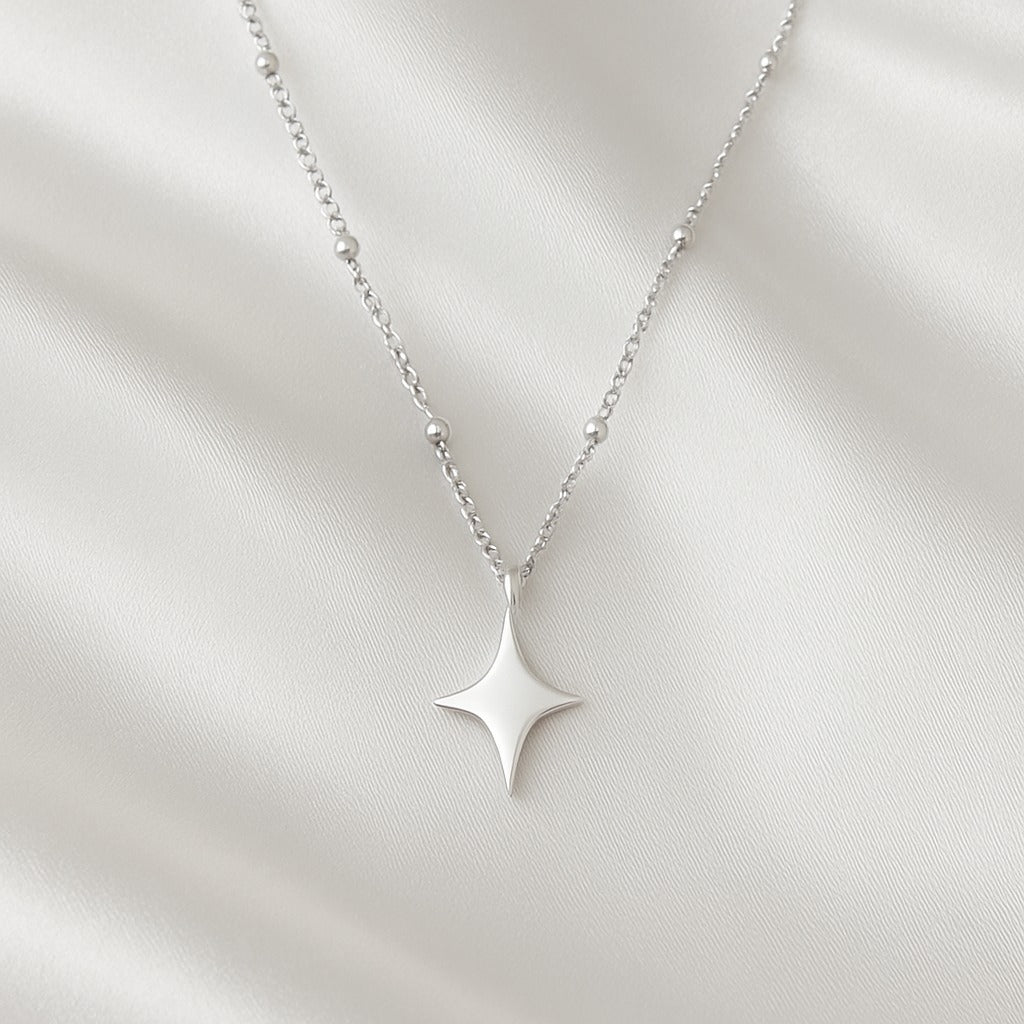 Colar Estrela - Prata 925