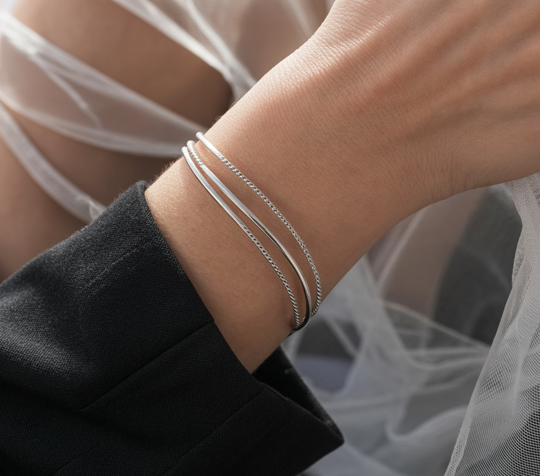 Pulseira Fina - Prata 925