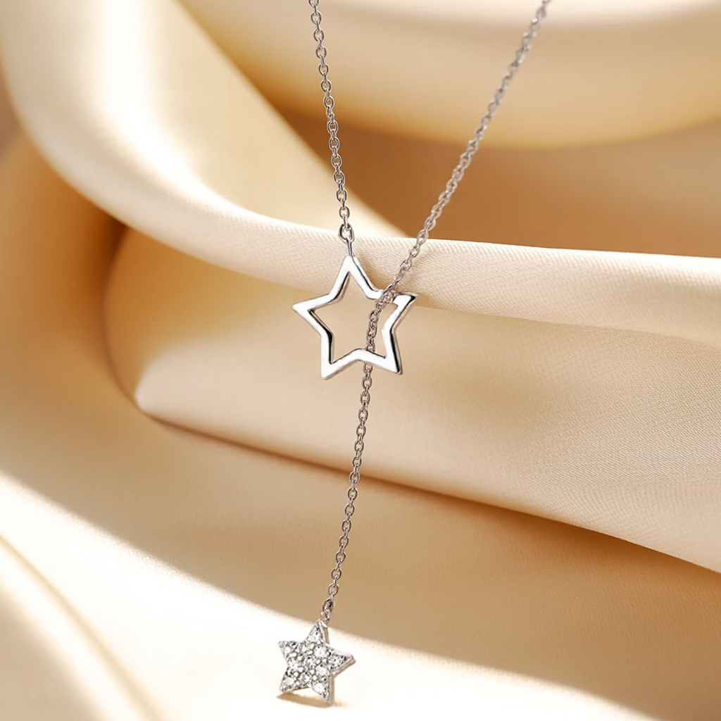Colar Trassel Estrela - Prata 925