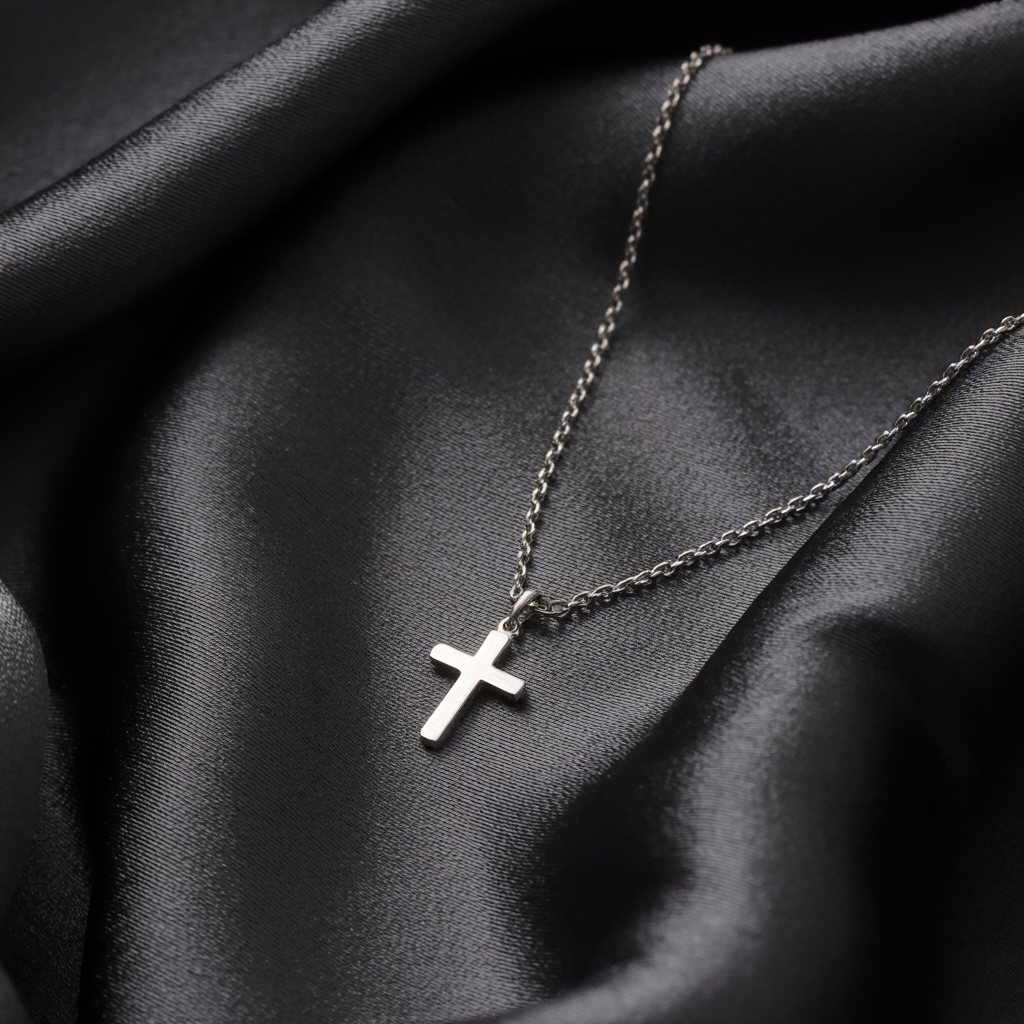 Colar Crucifixo - Prata 925