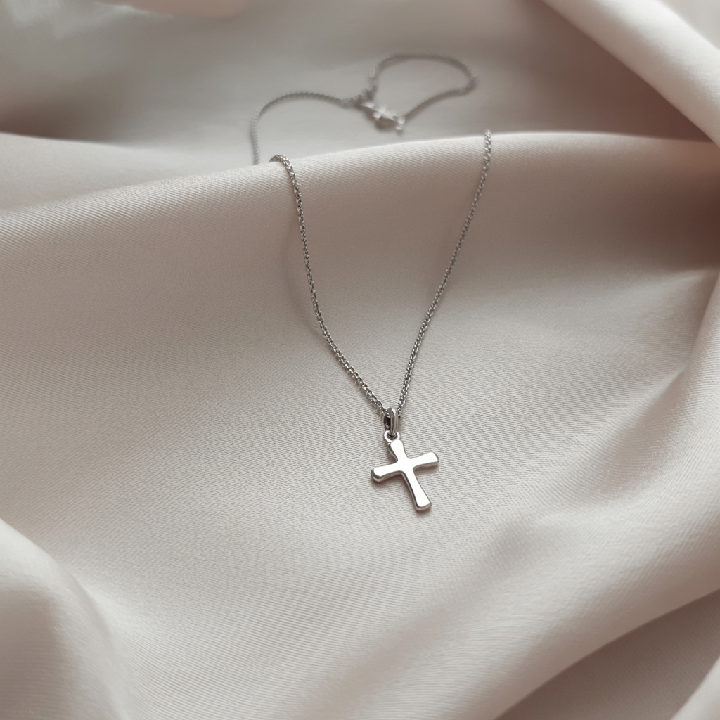 Colar Crucifixo - Prata 925